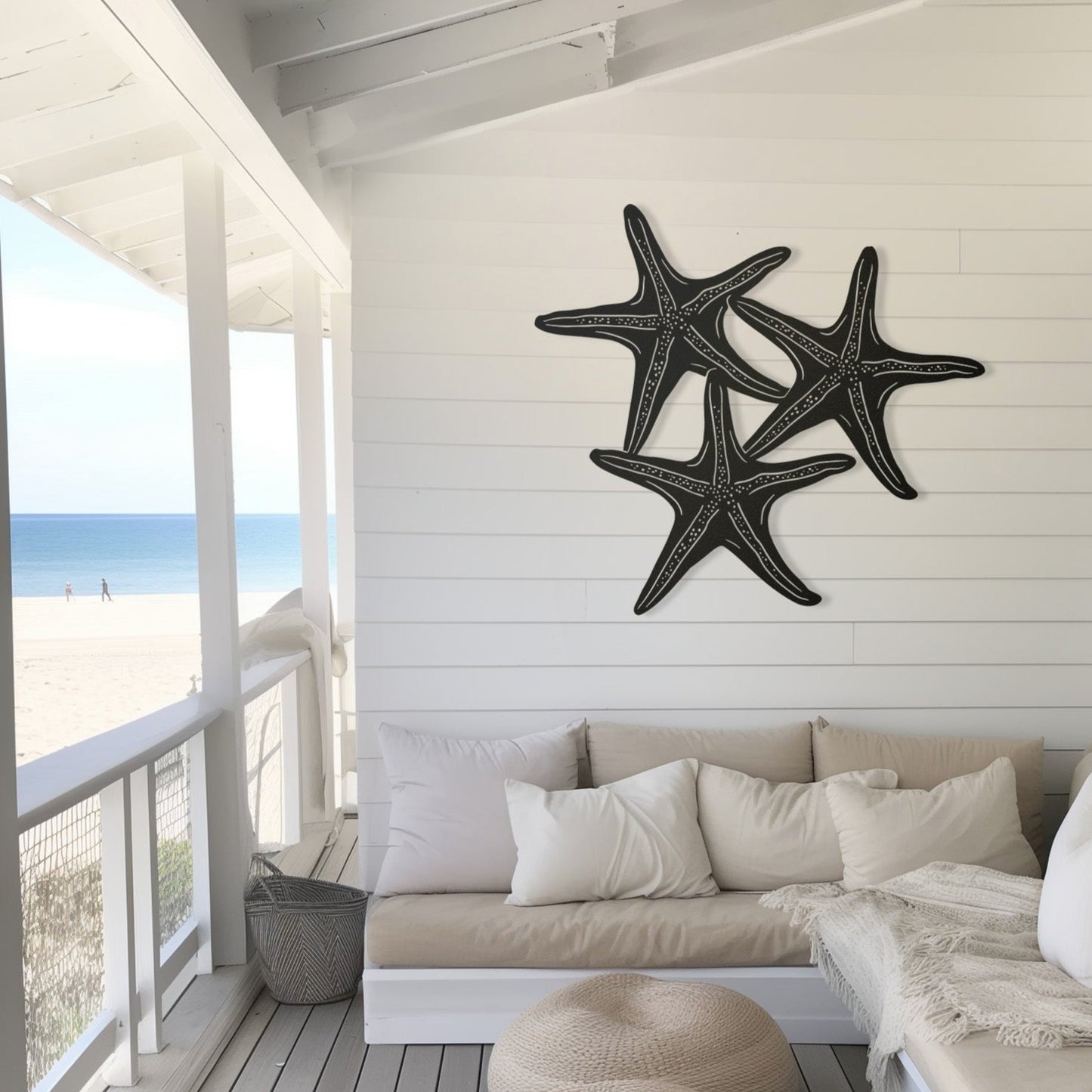 Starfish Trio Wall Decor