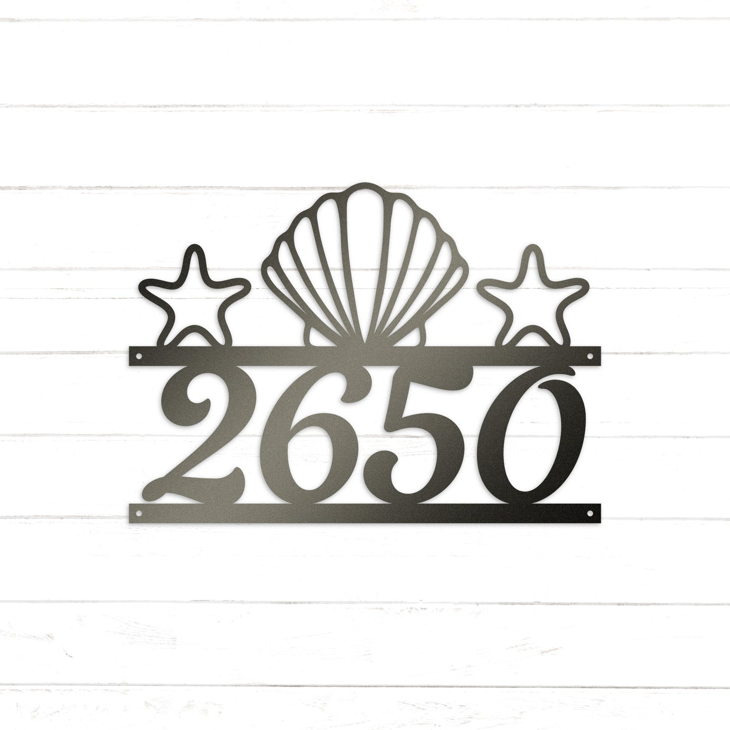 Beach Themed Address Sign