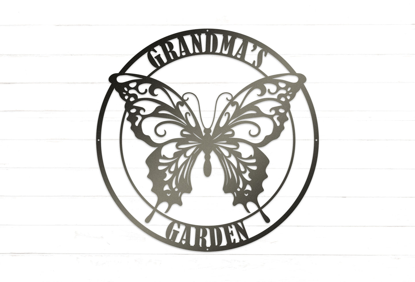 Custom Butterfly Garden Sign