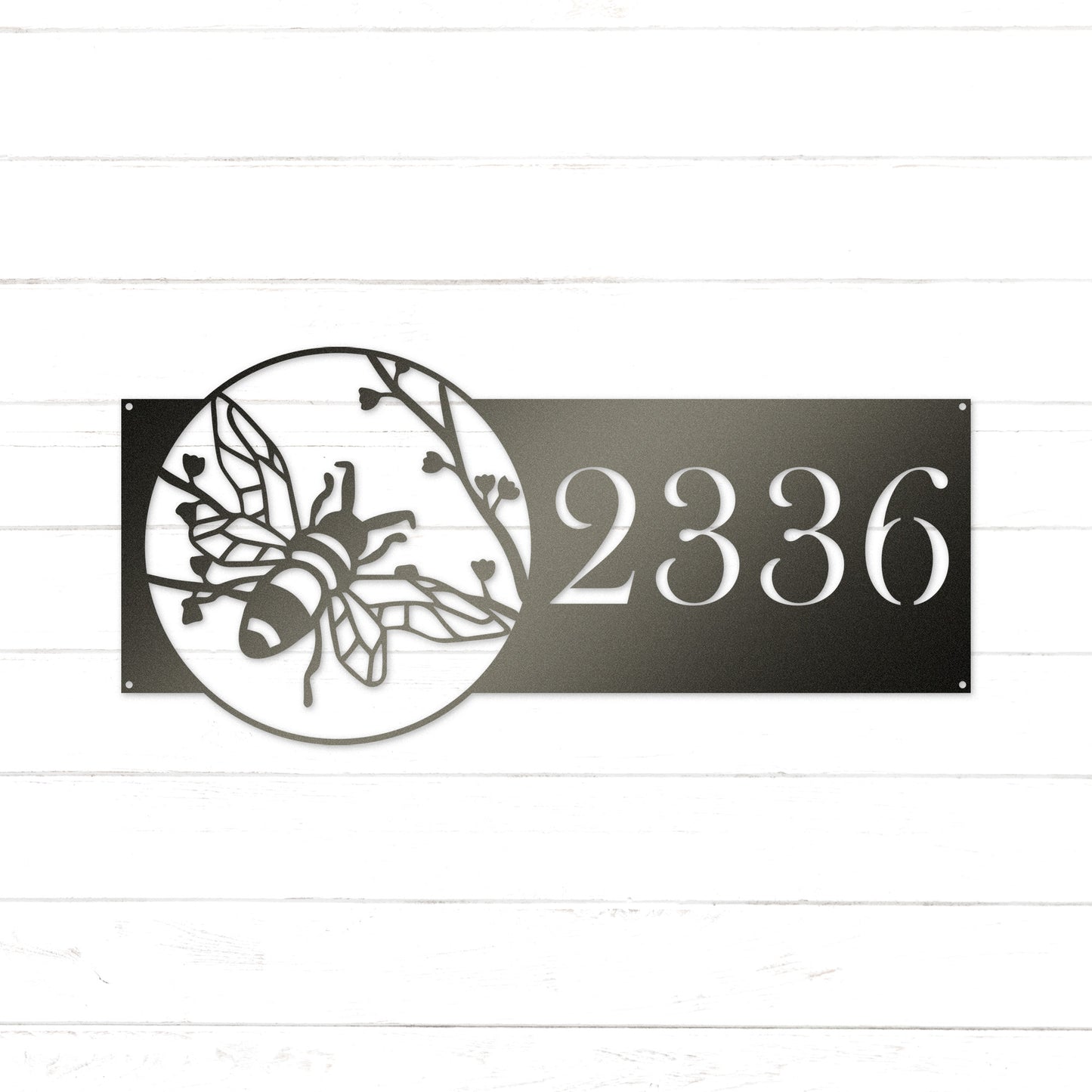 Bee House Address Sign