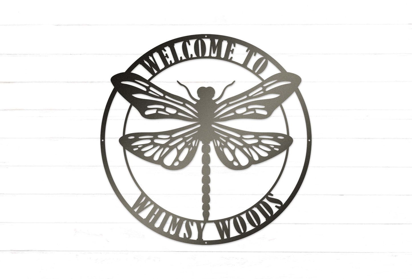 Personalized Dragonfly Garden Sign