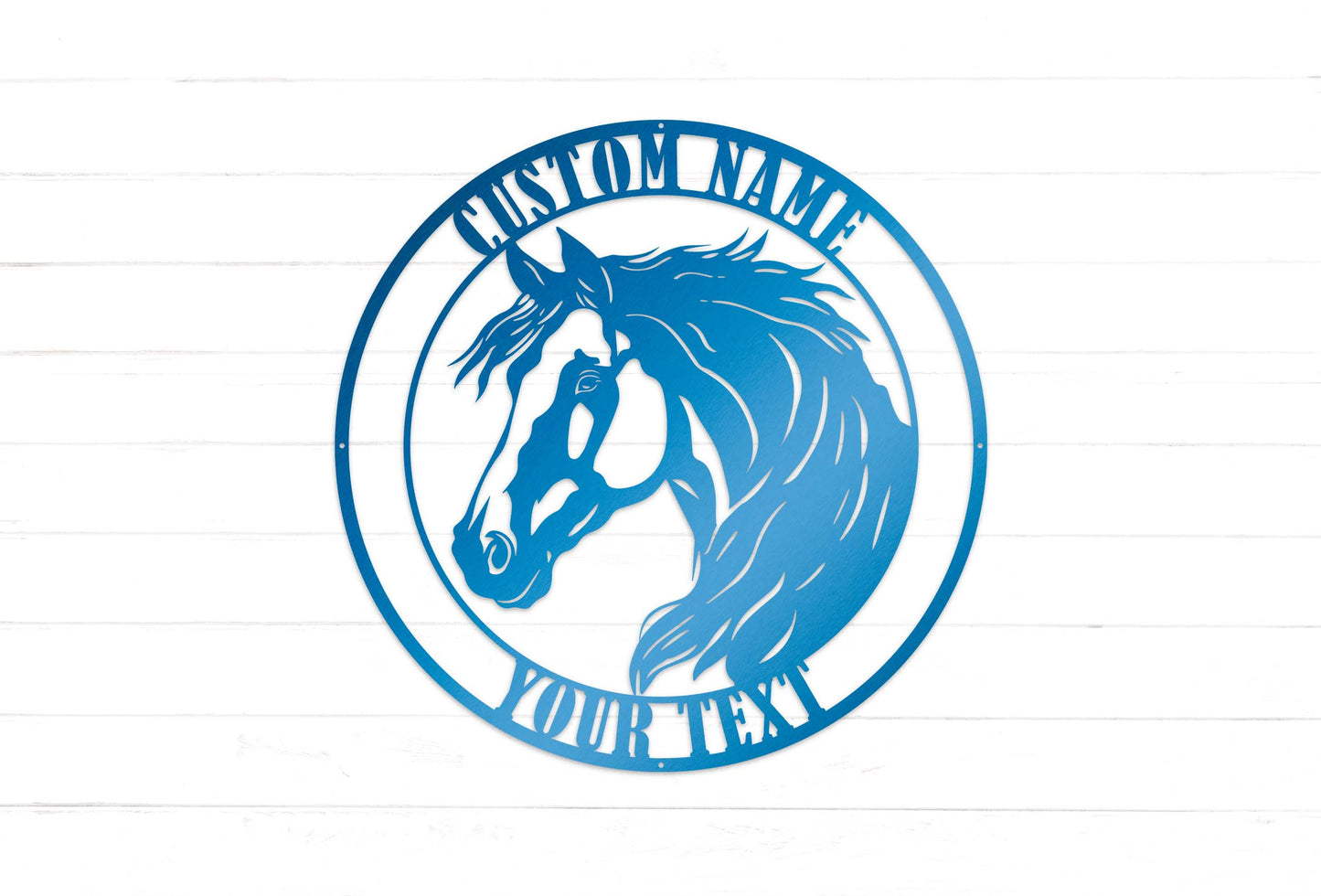 Custom Horse Ranch Sign