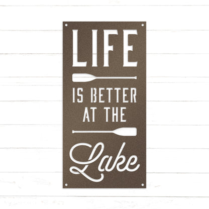 Life is Better at the Lake Sign