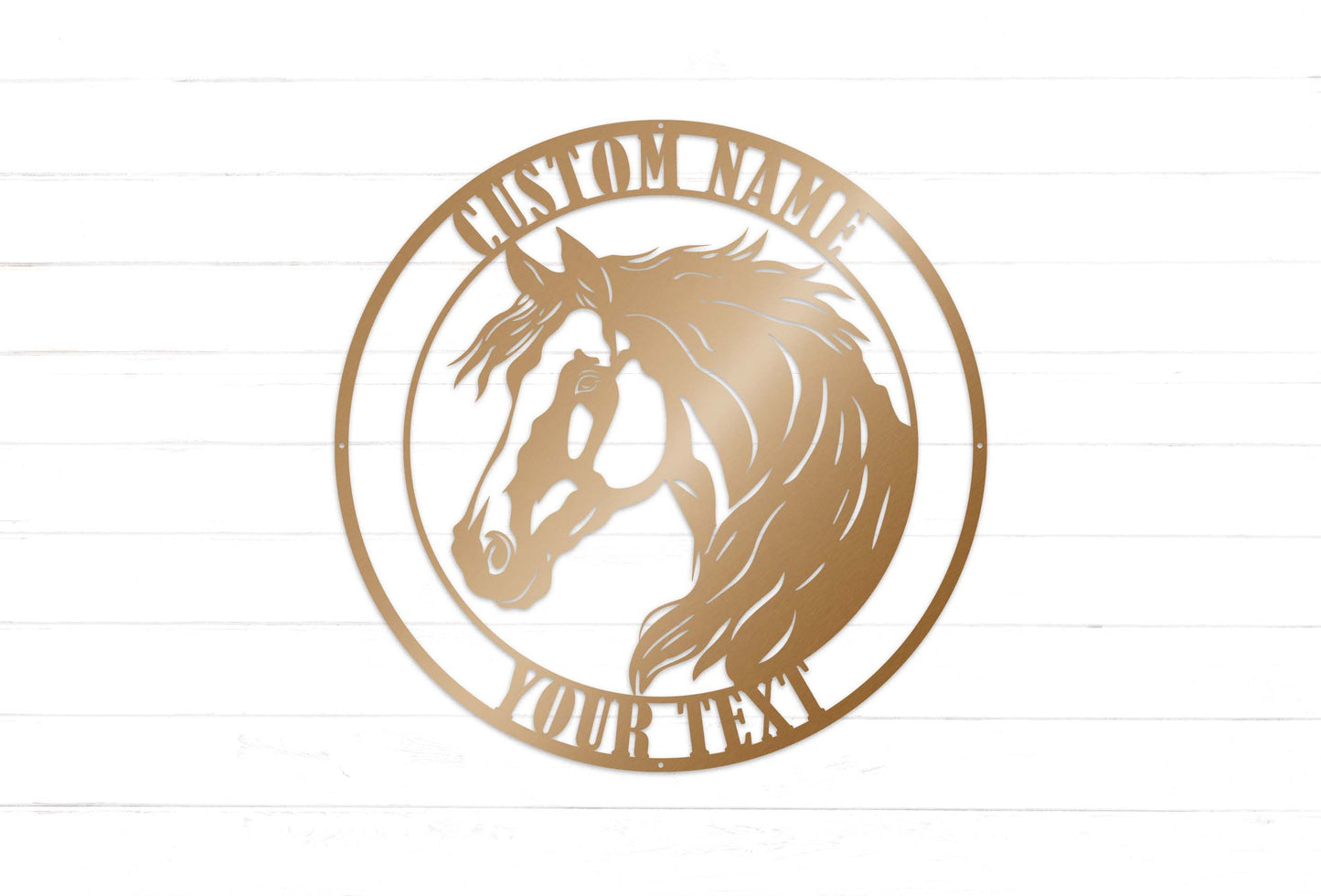 Custom Horse Ranch Sign