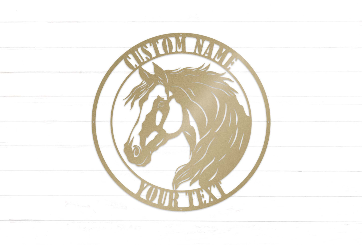 Custom Horse Ranch Sign