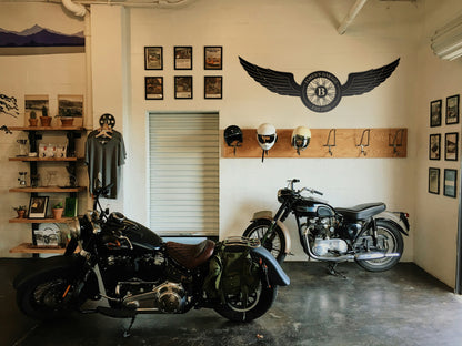 Motorcycle Garage Sign