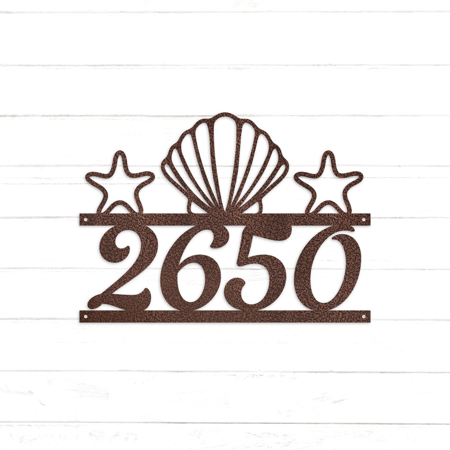 Beach Themed Address Sign