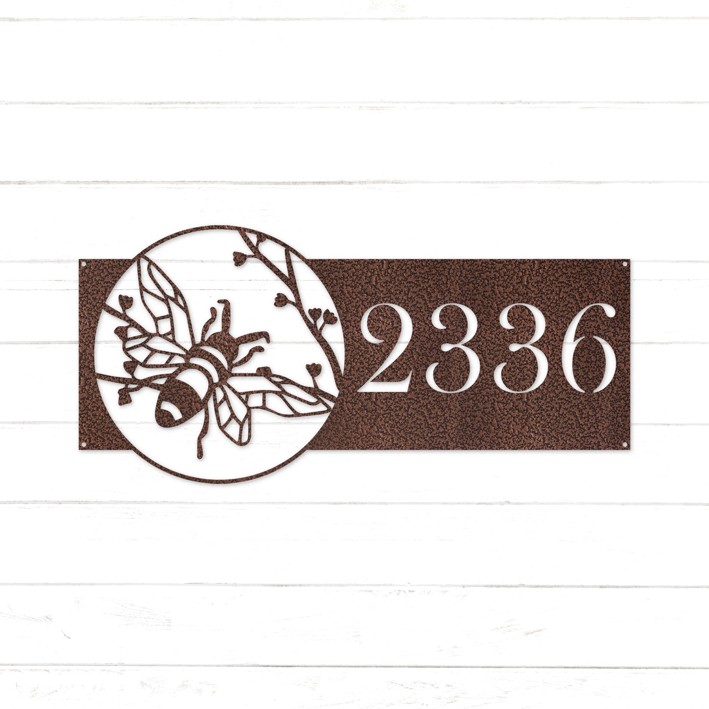 Bee House Address Sign