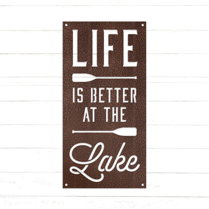 Life is Better at the Lake Sign