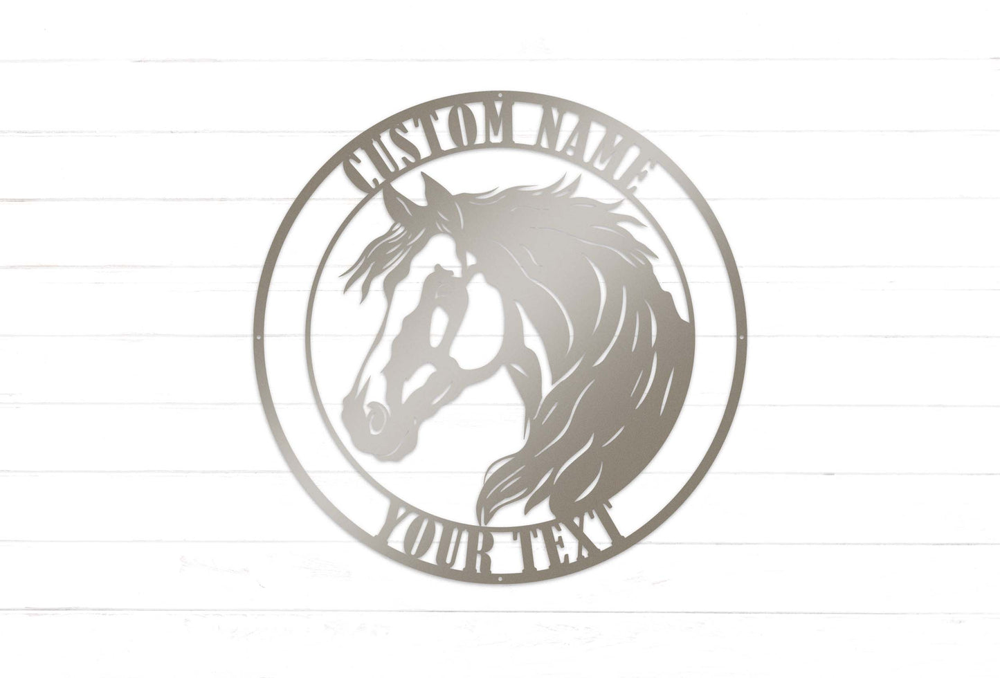 Custom Horse Ranch Sign