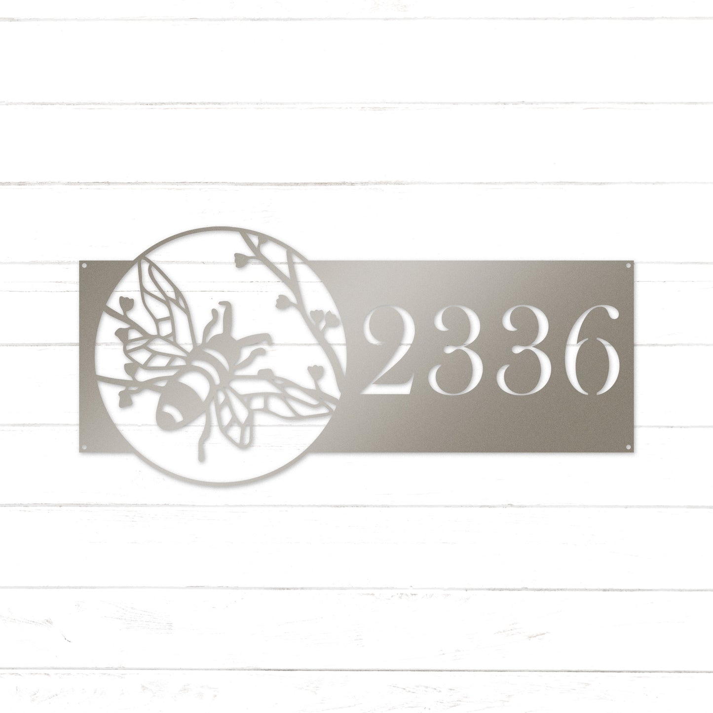 Bee House Address Sign