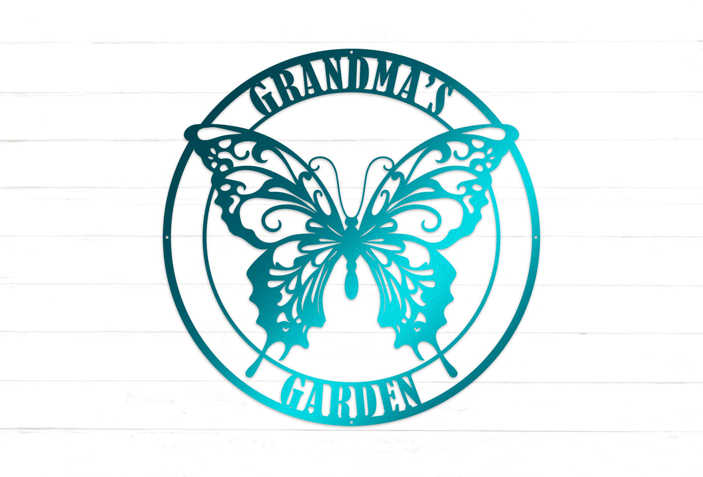 Custom Butterfly Garden Sign