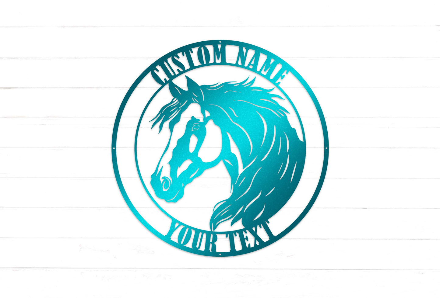 Custom Horse Ranch Sign