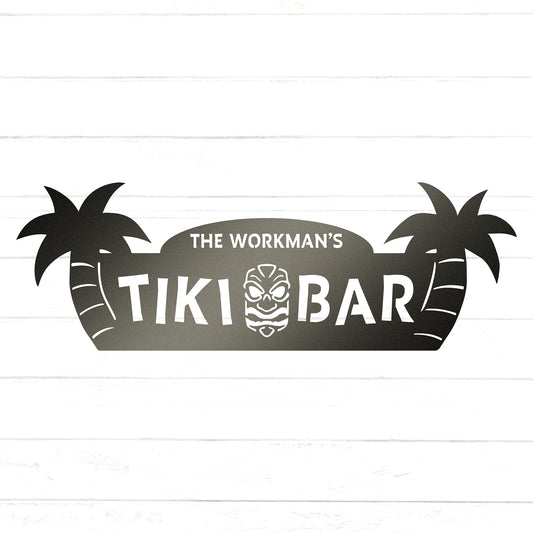 Customizable Tiki Bar Sign