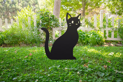 Cute Cat Yard Stake