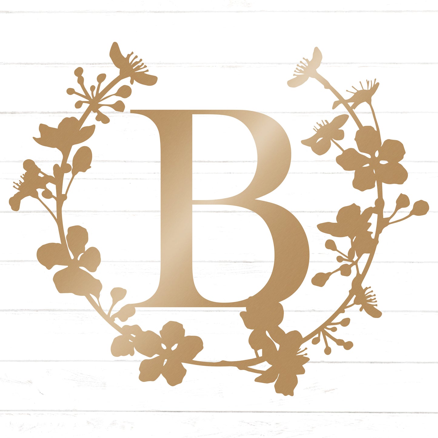 Cherry Blossom Letter Monogram