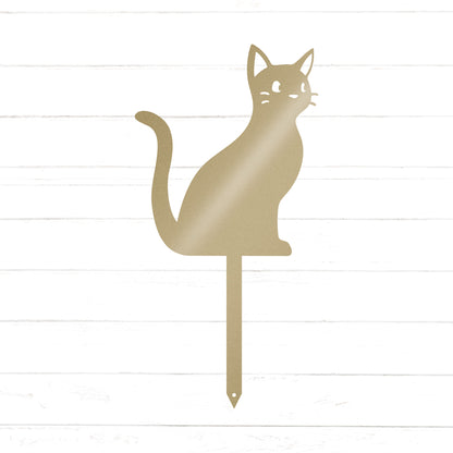 Cute Cat Yard Stake