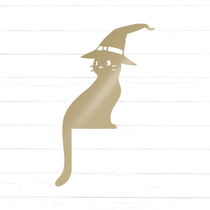 Witch Cat Door Topper