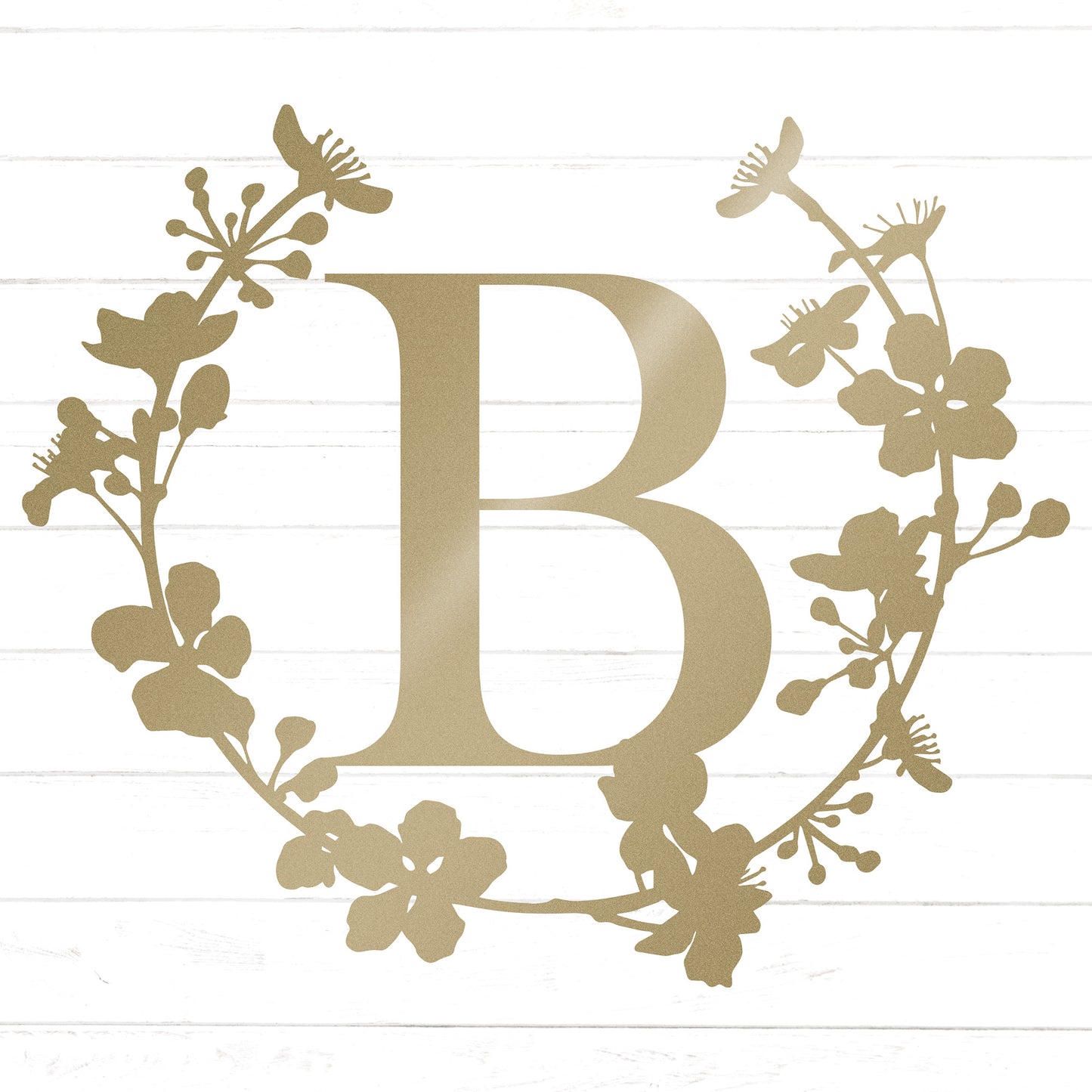 Cherry Blossom Letter Monogram