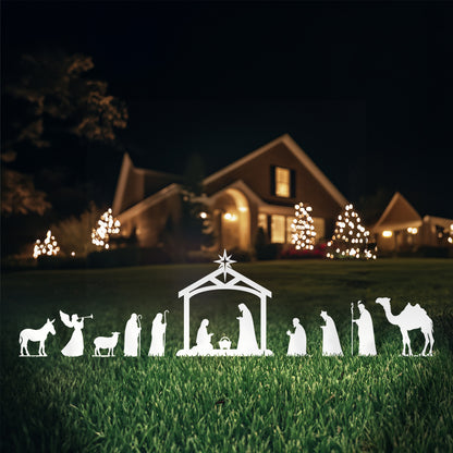 Christmas Nativity Yard Stakes