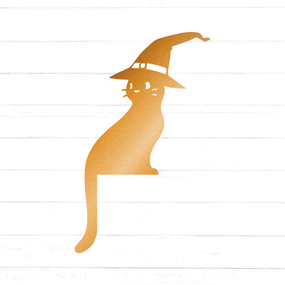 Witch Cat Door Topper