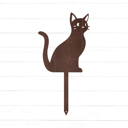 Cute Cat Yard Stake