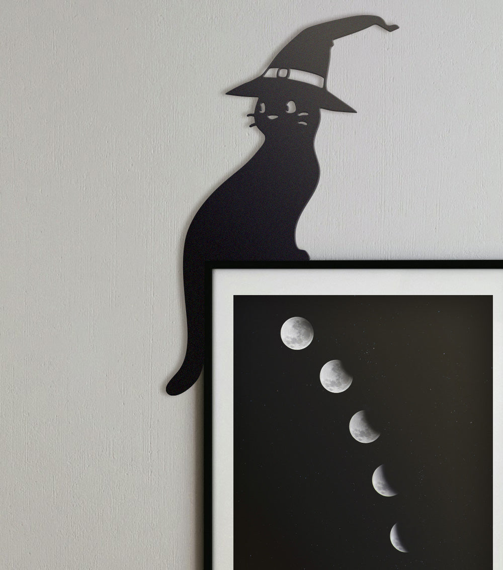 Witch Cat Door Topper