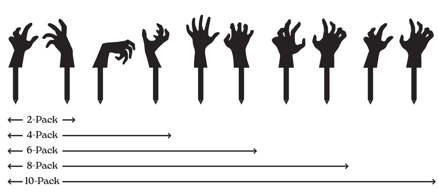 Zombie Hands Yard Stakes